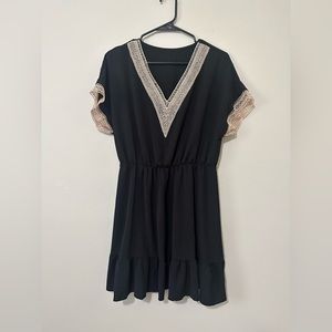 Mini Short Black Dress